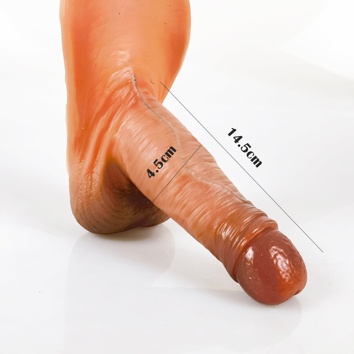 MRIMIN Handmade Trans Penis Sleeve Extender Realistic Textured Cock Extender STP Packer-PES09 - MRIMIN