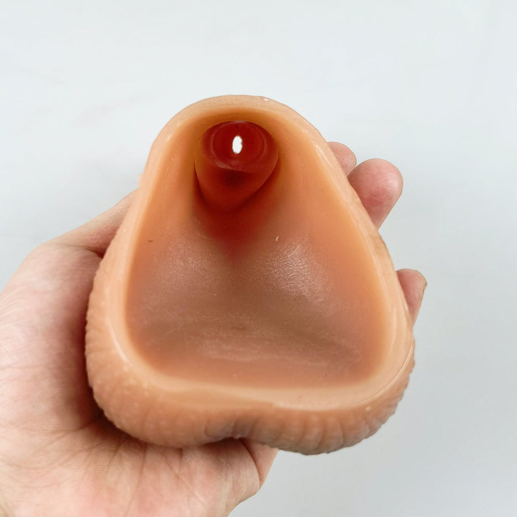 MRIMIN Handmade Trans Penis Sleeve Extender Realistic Textured Cock Extender STP Packer-PES01 - MRIMIN