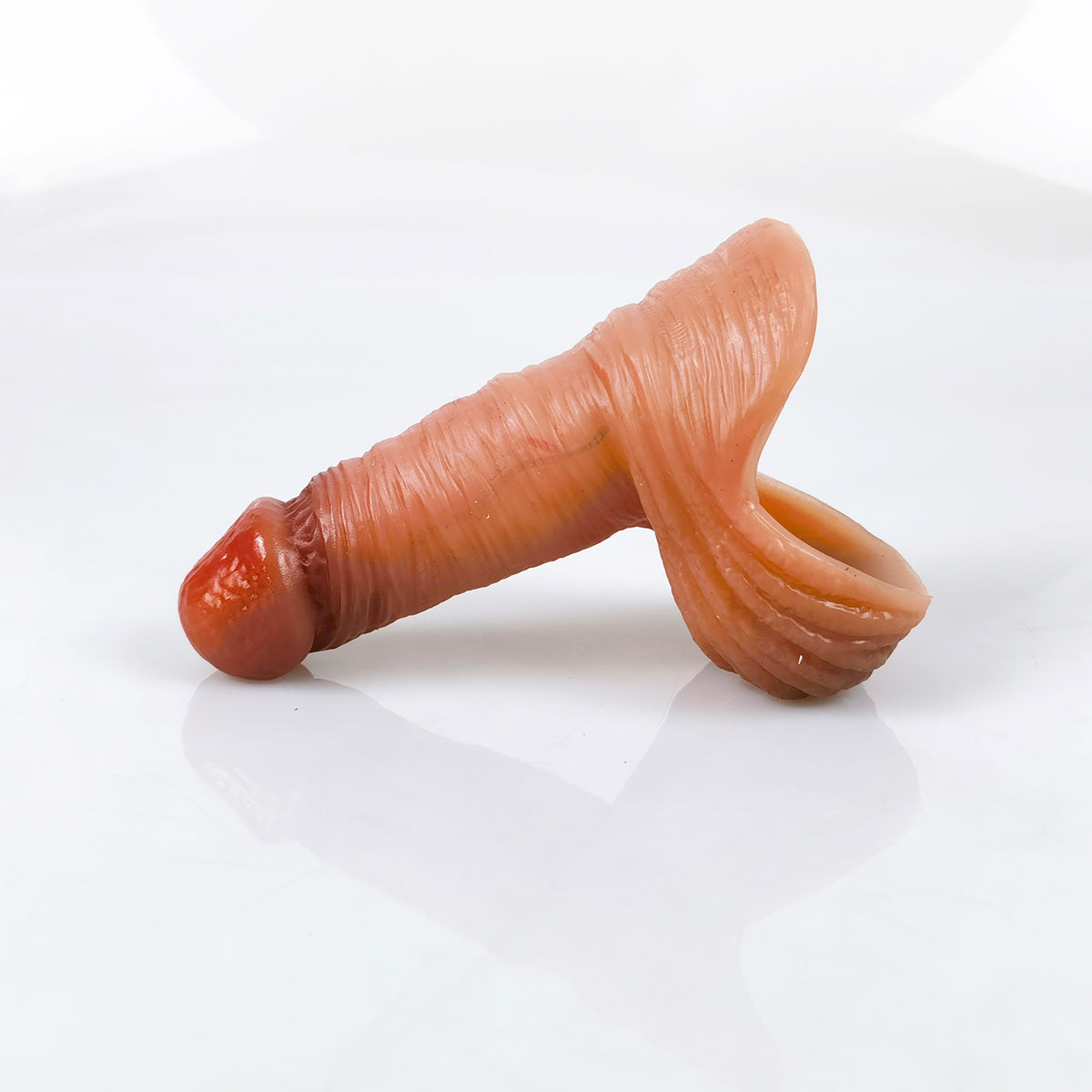MRIMIN Handmade Trans Penis Sleeve Extender Realistic Textured Cock Extender STP Packer-PES10 - MRIMIN
