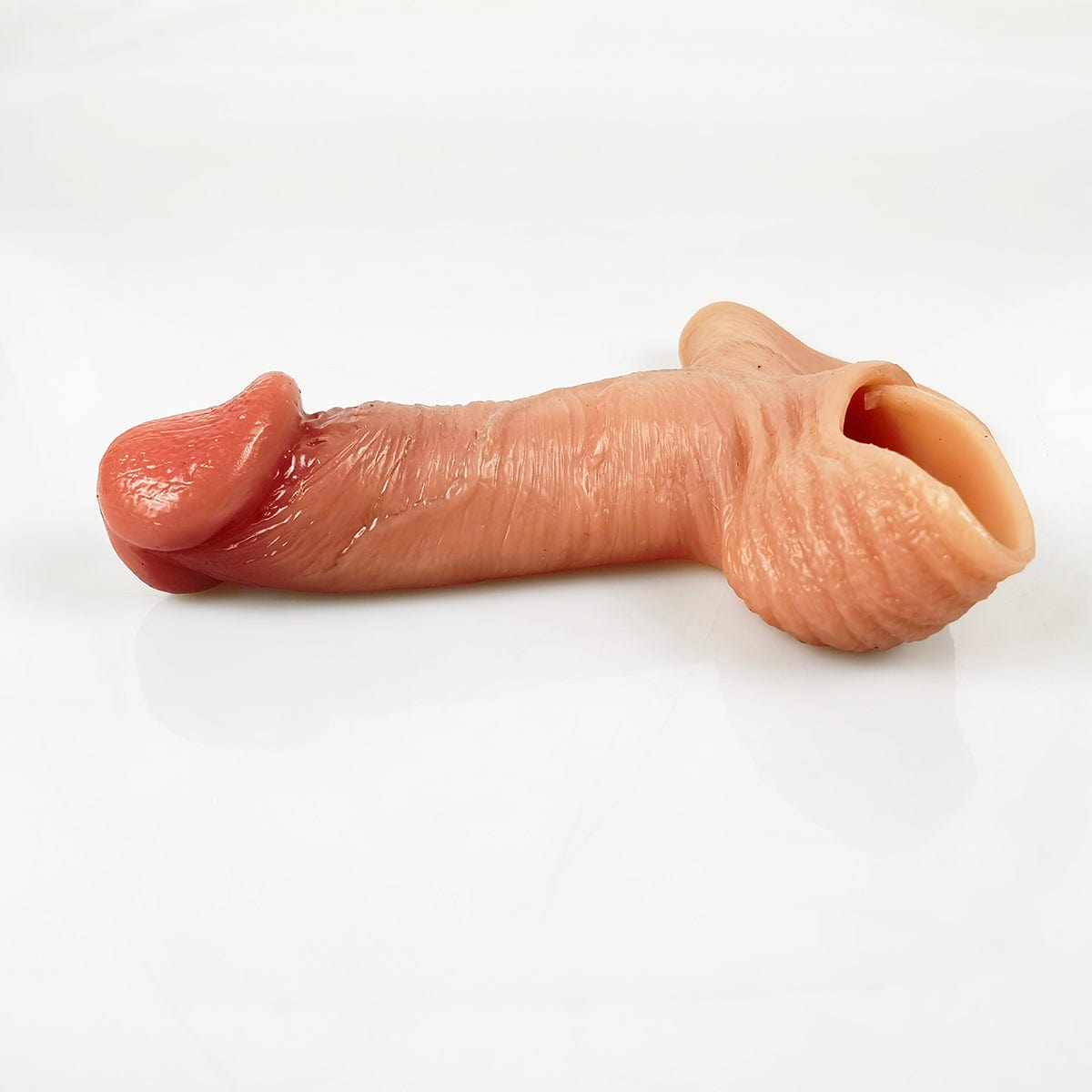 MRIMIN Handmade Trans Penis Sleeve Extender Realistic Textured Cock Extender STP Packer-PES06 - MRIMIN