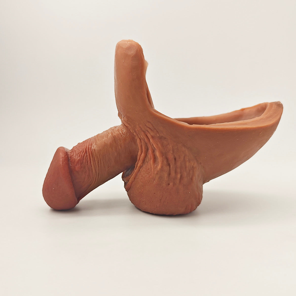 MRIMIN FTM Transgender Platinum Silicone Movable Testicles Packers STP Prosthetic-SUL09