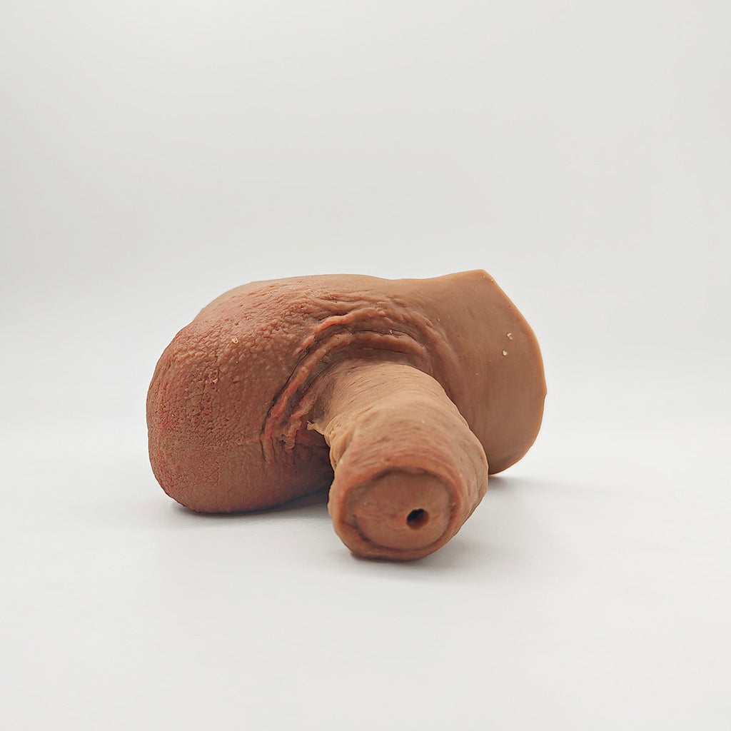 MRIMIN FTM Transgender Platinum Silicone Movable Testicles Packers STP Prosthetic-SUL09