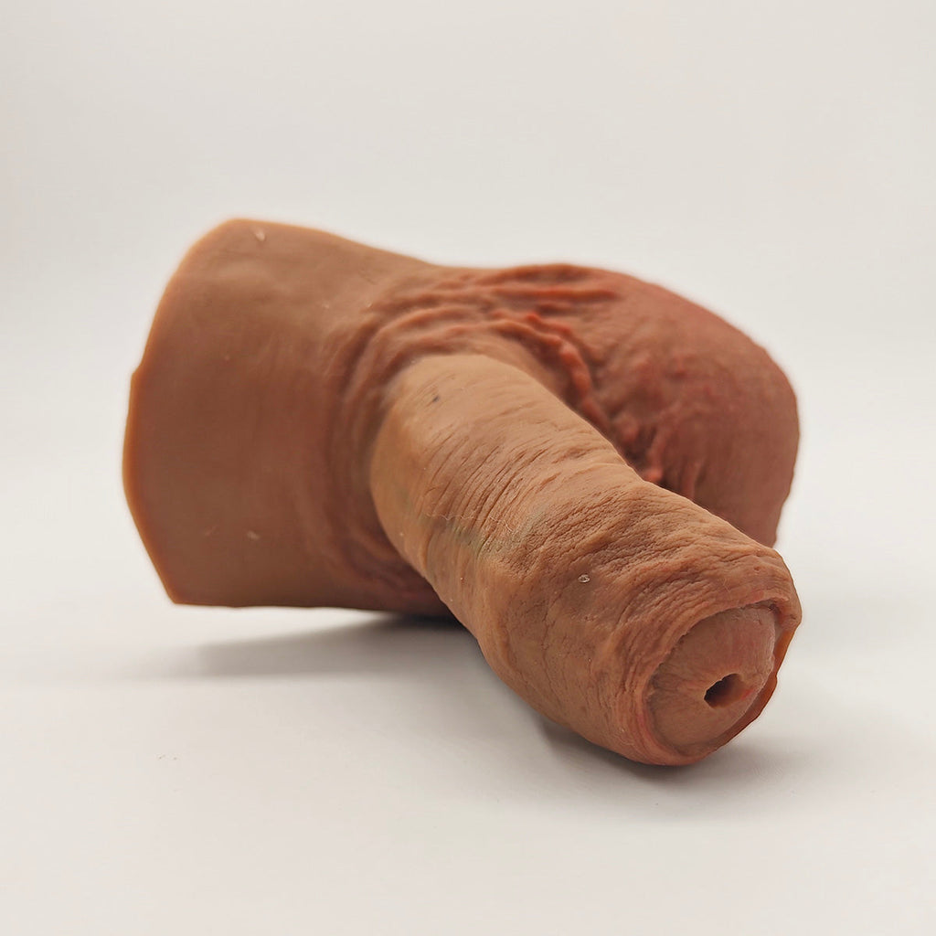 MRIMIN FTM Transgender Platinum Silicone Movable Testicles Packers STP Prosthetic-SUL09