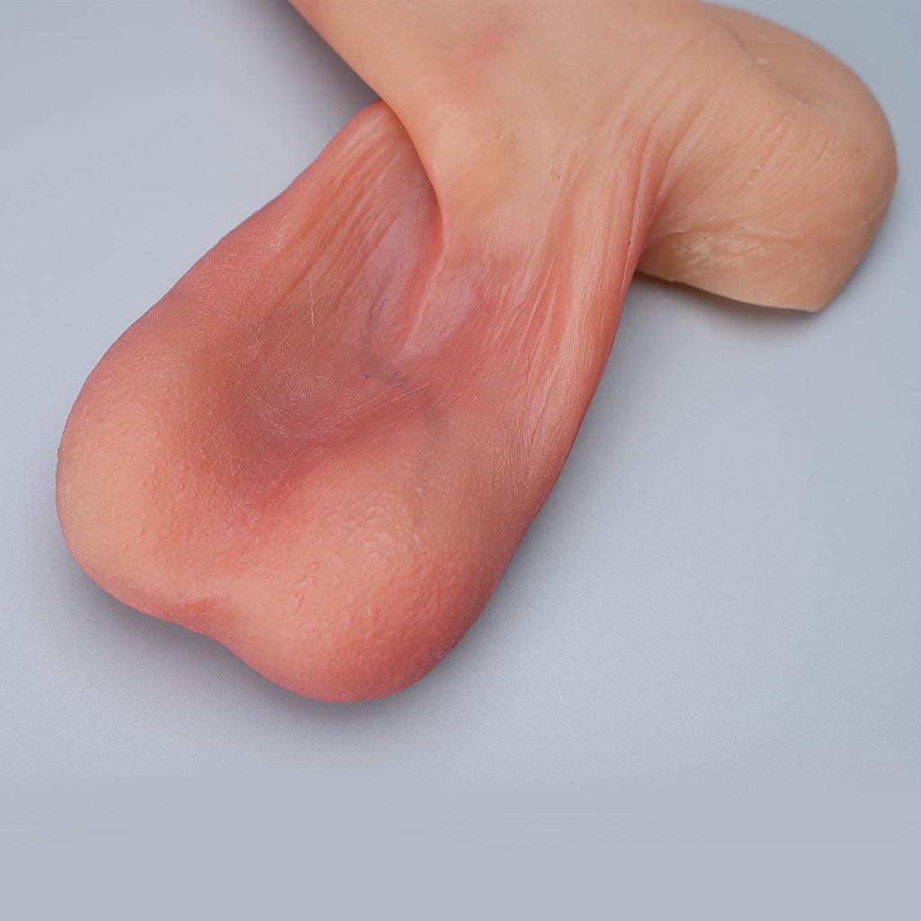 MRIMIN FTM Packer 3 in 1 STP Ultra-Lifelike Prosthetic Movable Testicles Penis-UL31