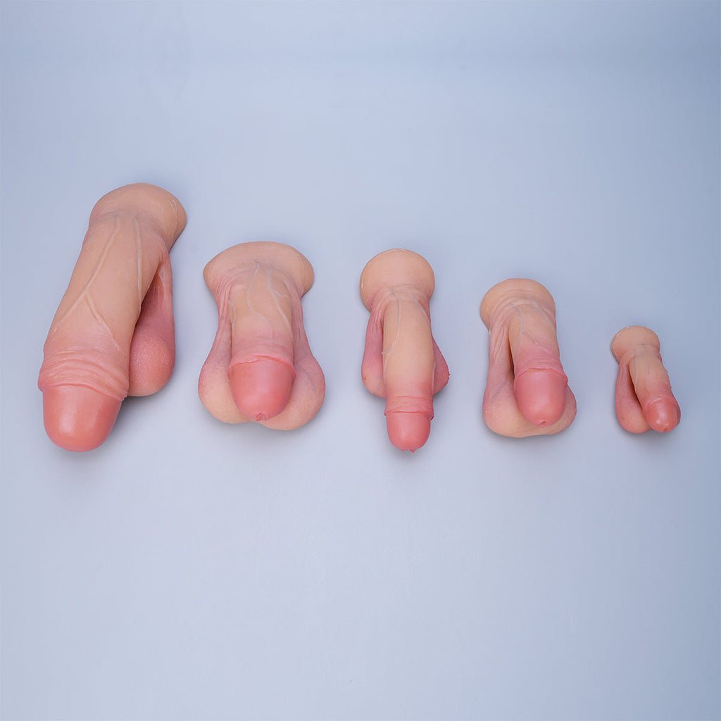MRIMIN FTM Packer 3 in 1 STP Ultra-Lifelike Prosthetic Penis Movable Testicles Packer-UL32