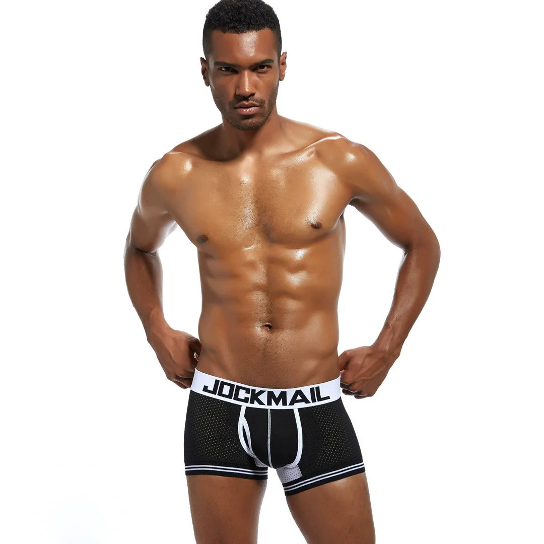 Jockmail FTM Packer Cotton Boxers Briefs Breathable Briefs 3D Pouch Underwear-JM33