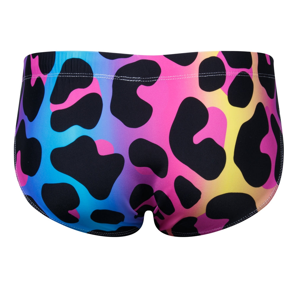 Jockmail FTM Rainbow Swim Trunks Quick Dry Solid Swimsuit Sports Shorts with Bulge  Swimwear