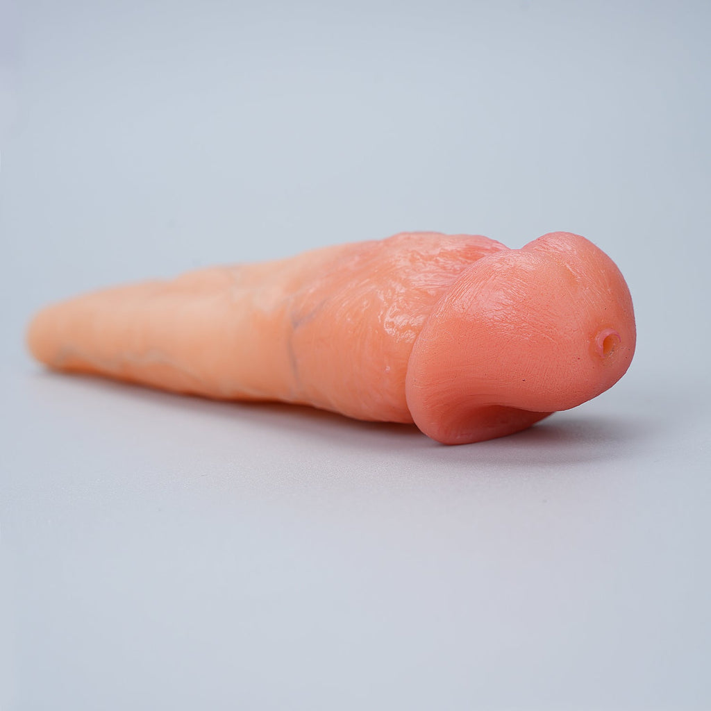MRIMIN Handmade FTM Trans Penis Sleeve Extender Realistic Textured Cock Extender Packer-UL01