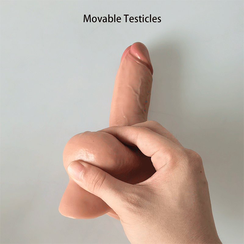 MRIMIN FTM Transgender Prosthetic Movable Testicles 3 in 1 Strap On Penis Packer STP Device for Transgender-B2G2 - MRIMIN