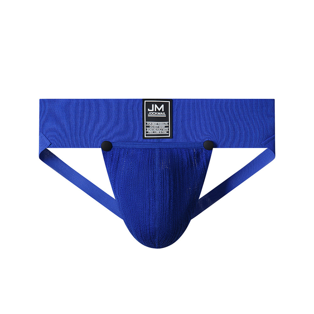 Jockmail Jockstrap High Rise Underwear Detachable Convex Pouch Cotton Packing gear Packing Briefs