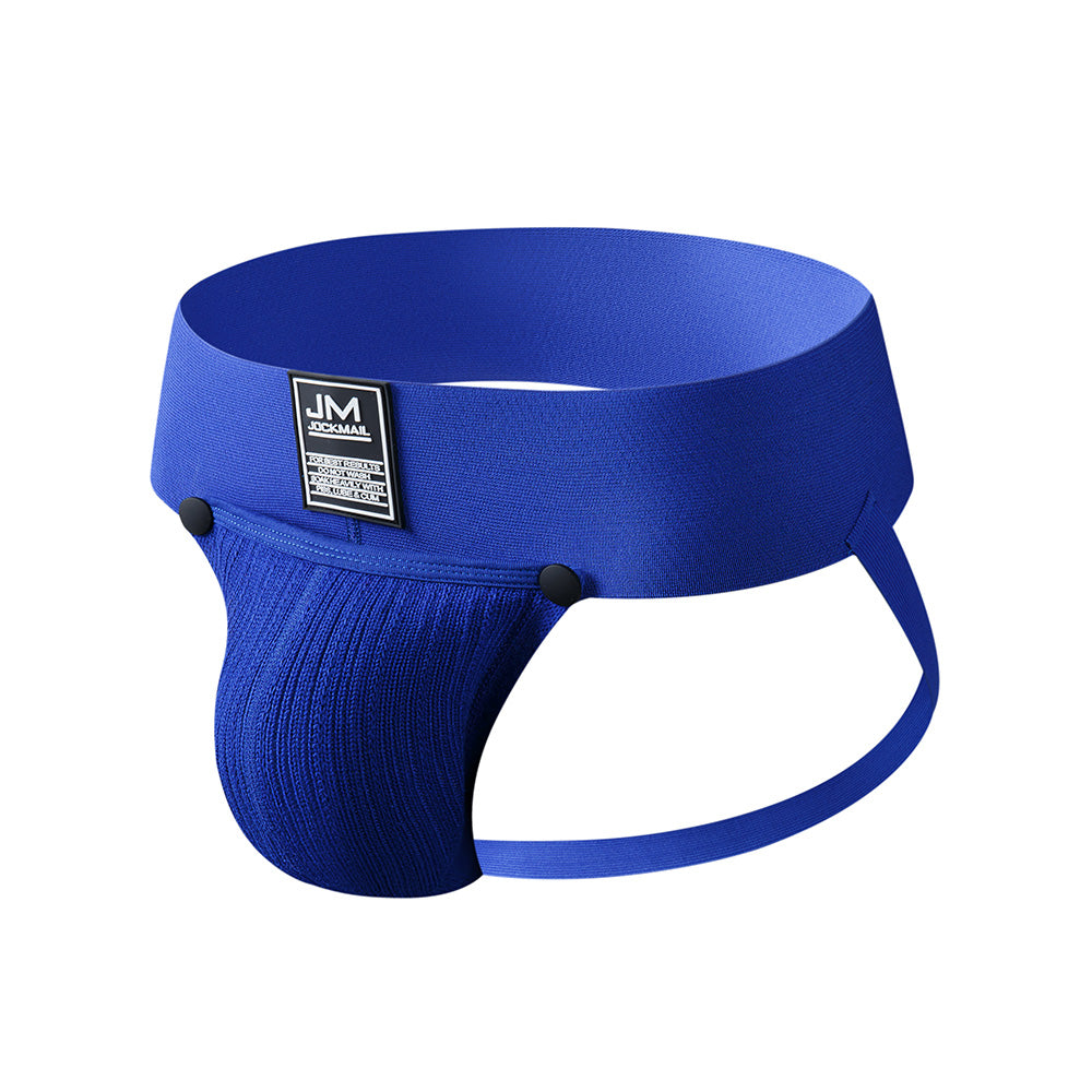 Jockmail Jockstrap High Rise Underwear Detachable Convex Pouch Cotton Packing gear Packing Briefs