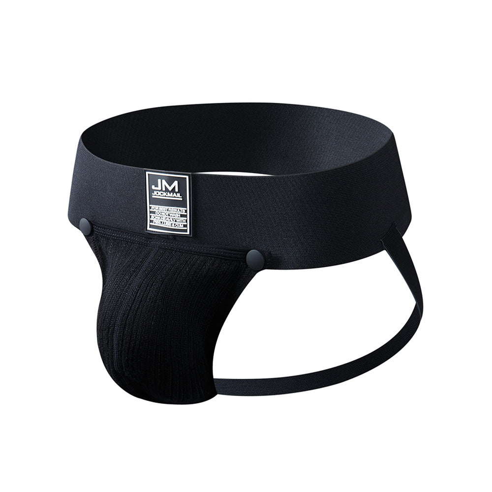Jockmail Jockstrap High Rise Underwear Detachable Convex Pouch Cotton Packing gear Packing Briefs