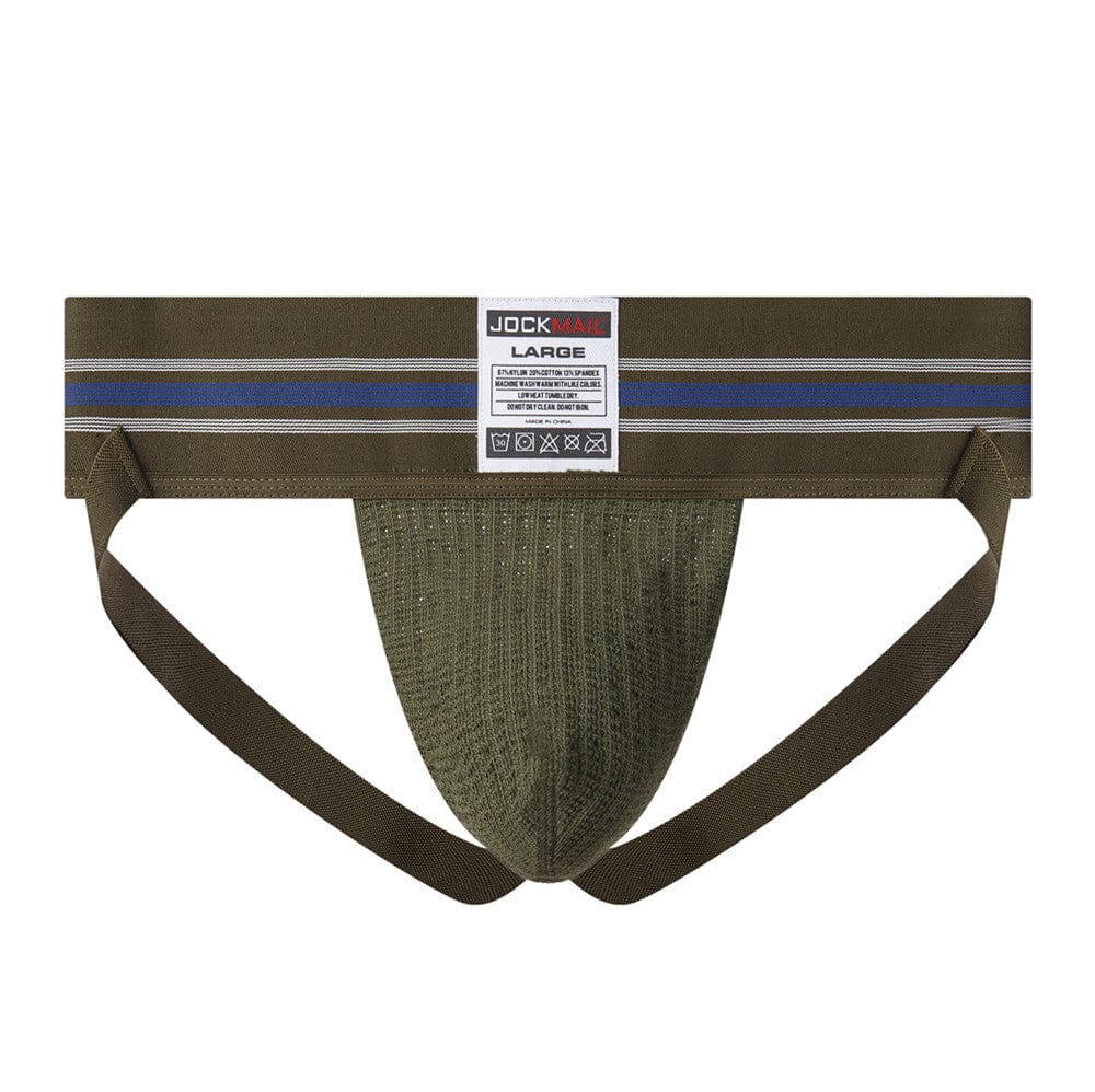 Jockmail Packing Gear Deep Green / M Jockmail Jockstrap High Rise Underwear Cotton Packing gear Packing Briefs