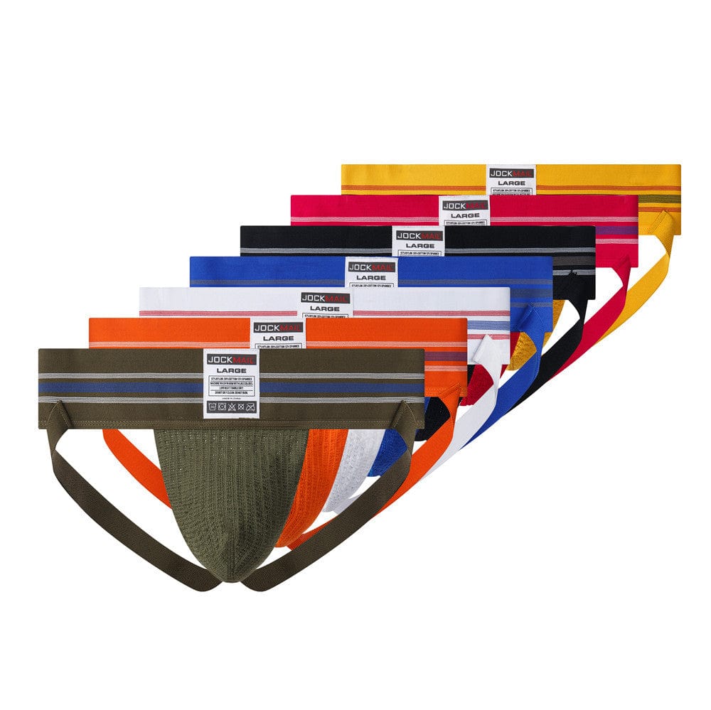 Jockmail Packing Gear Jockmail Jockstrap High Rise Underwear Cotton Packing gear Packing Briefs
