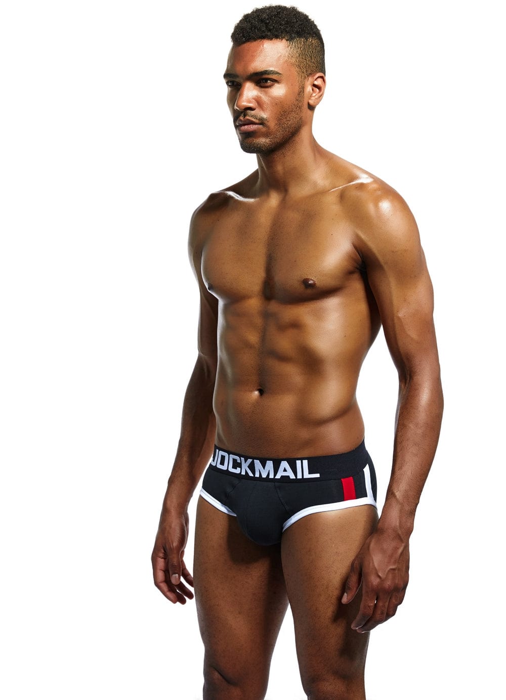 Jockmail Packing Gear M(27-29") / Black Jockmail Jockstrap Underwear Cotton Packing gear Packing Briefs