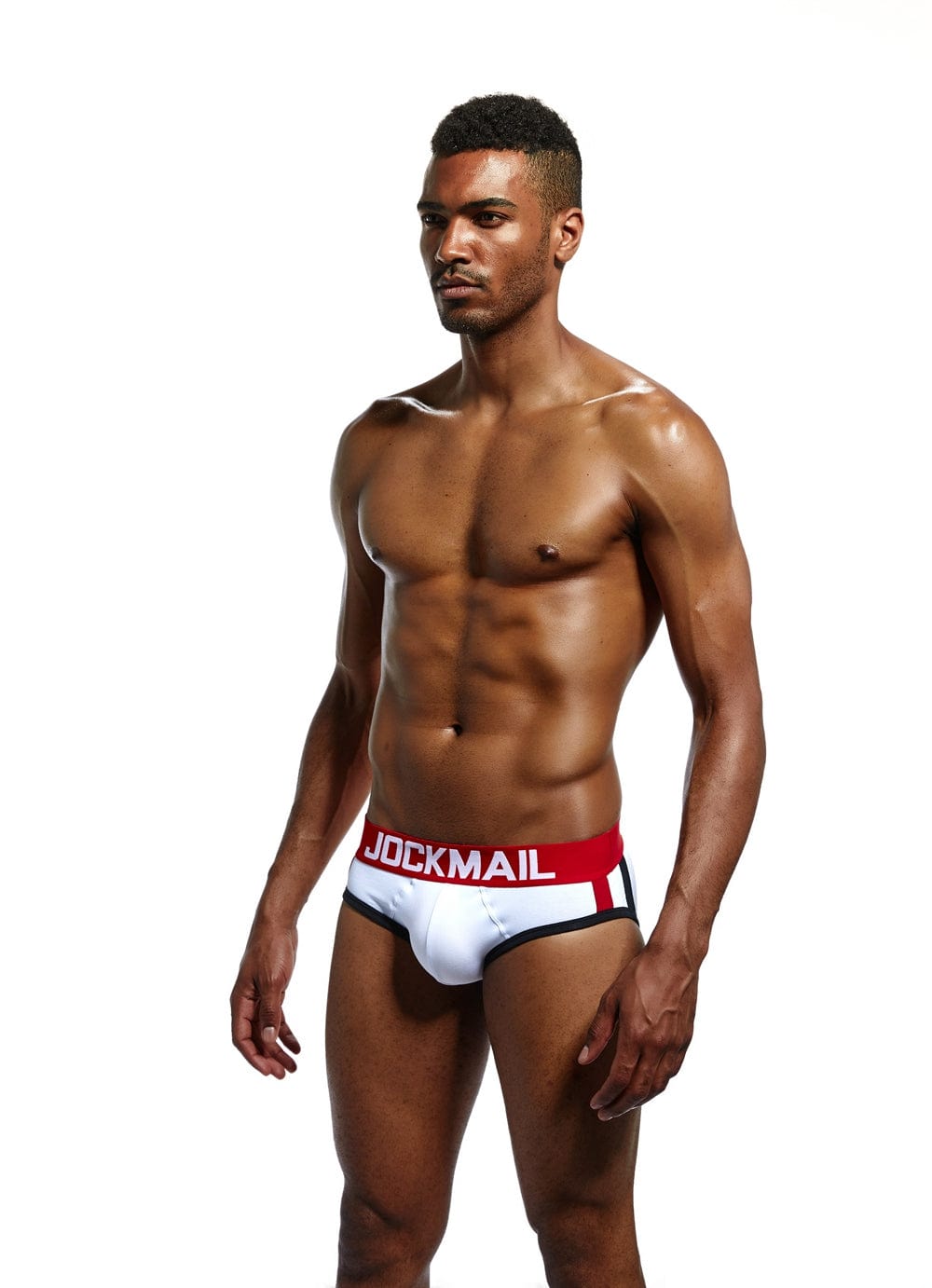 Jockmail Packing Gear M(27-29") / White Jockmail Jockstrap Underwear Cotton Packing gear Packing Briefs