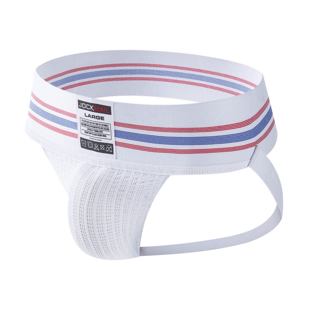 Jockmail Packing Gear White / M Jockmail Jockstrap High Rise Underwear Cotton Packing gear Packing Briefs