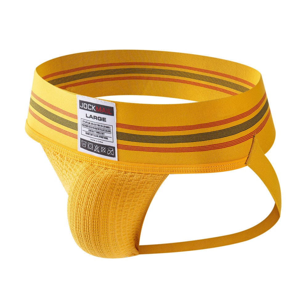 Jockmail Packing Gear Yellow / M Jockmail Jockstrap High Rise Underwear Cotton Packing gear Packing Briefs