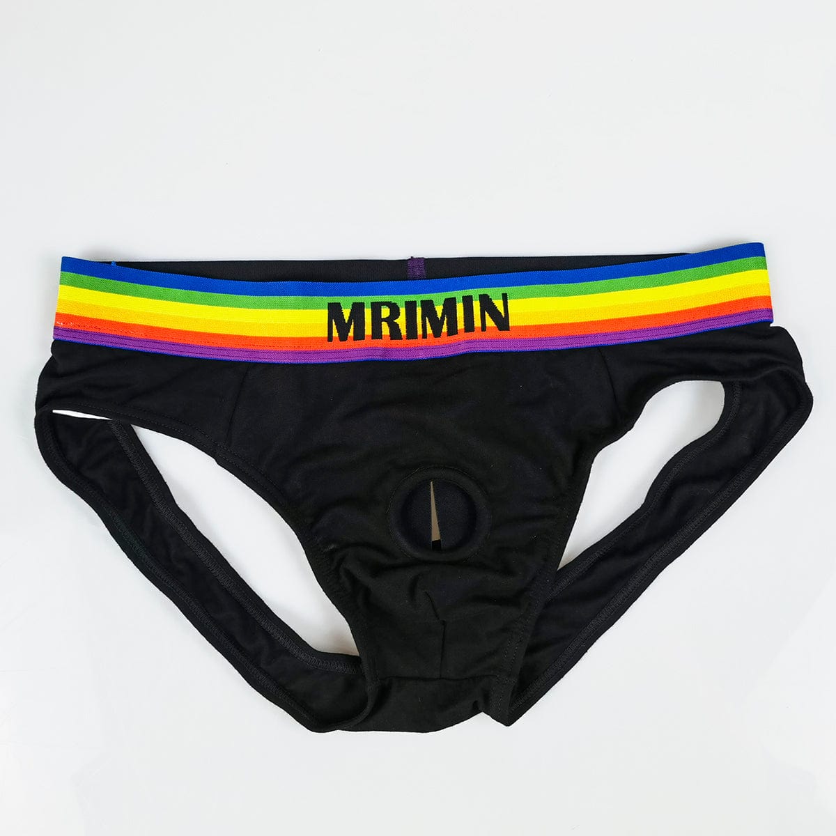 MRIMIN Apparel & Accessories MRIMIN FTM Packer Wear Gear Rainbow Sports Briefs Strap-On Harness Underwear For Lesbian Transgender -UD09