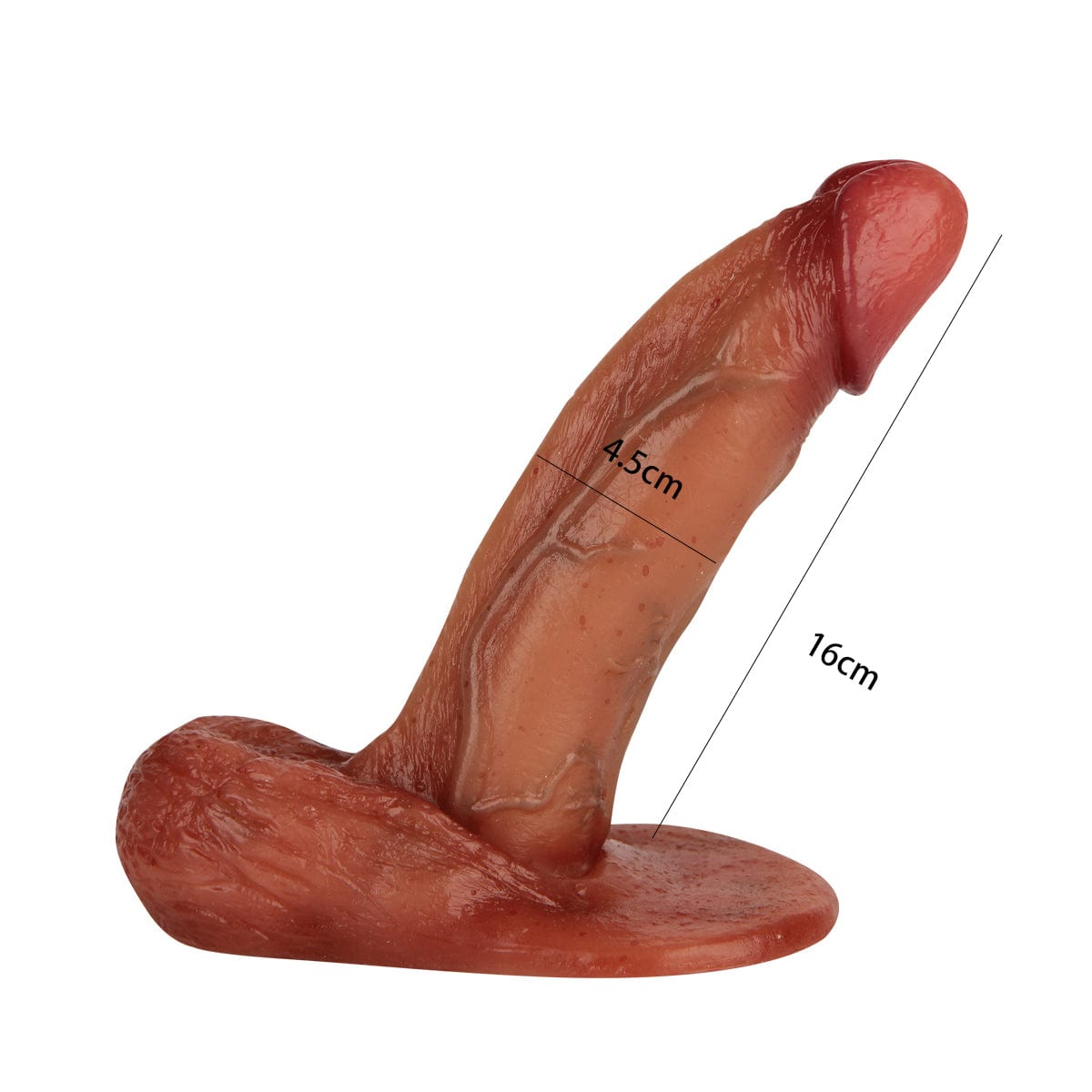 MRIMIN Beige / 4.5*16cm MRIMIN FTM Silicone Erect Penis Prosthesis Packer N Play Flexible for G Spot-MR70