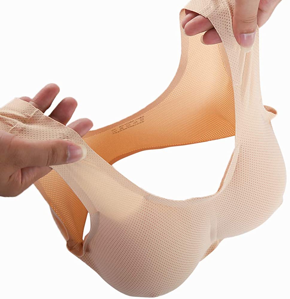 MRIMIN Bras MRIMIN MTF Mastectomy Bra for Silicone Breast Forms Pocket Bra Fake Boobs Prosthesis