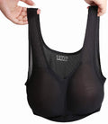 MRIMIN Bras MRIMIN MTF Silicone Breast Forms with Mesh Pocket Bra Set for Mastectomy Cross Dresser