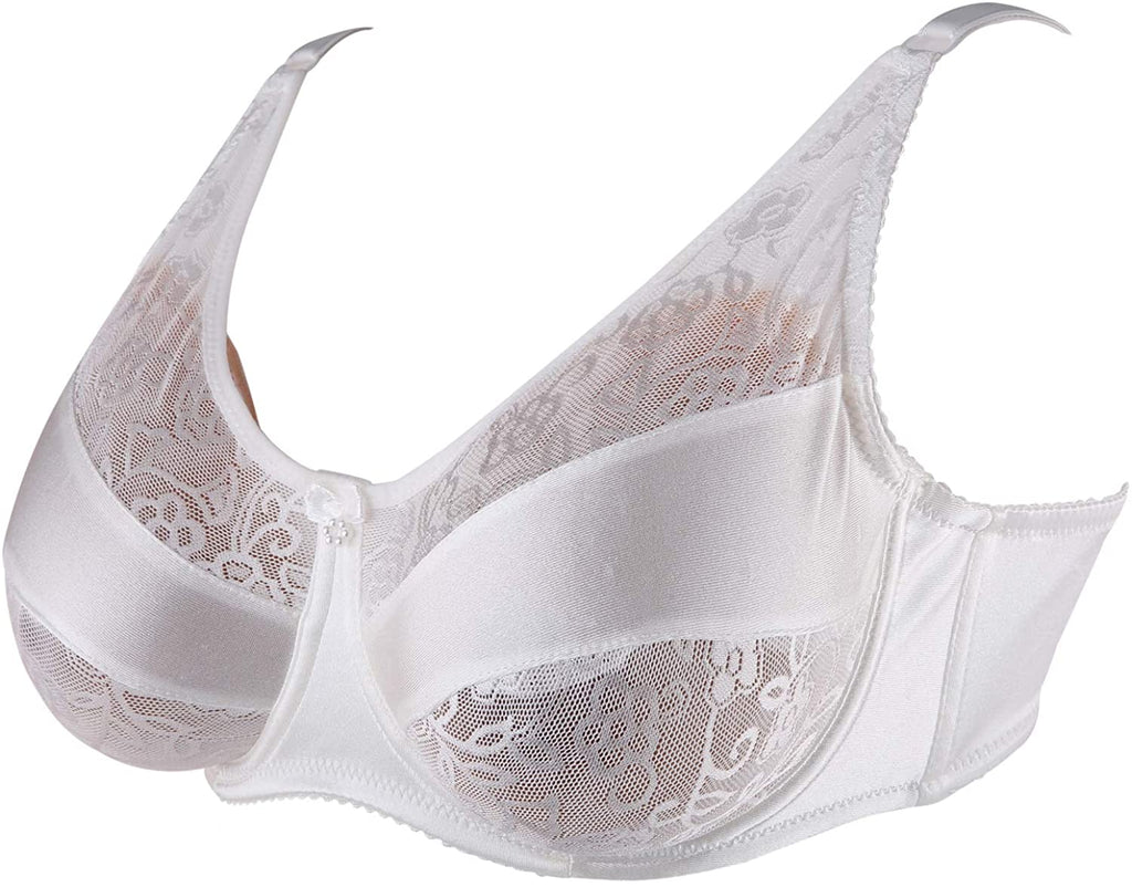 MRIMIN Bras MRIMIN Silicone Breast Form Pocket Bra for Mastectomy Crossdresser Cosplay