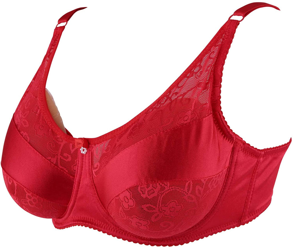 MRIMIN Bras MRIMIN Silicone Breast Form Pocket Bra for Mastectomy Crossdresser Cosplay