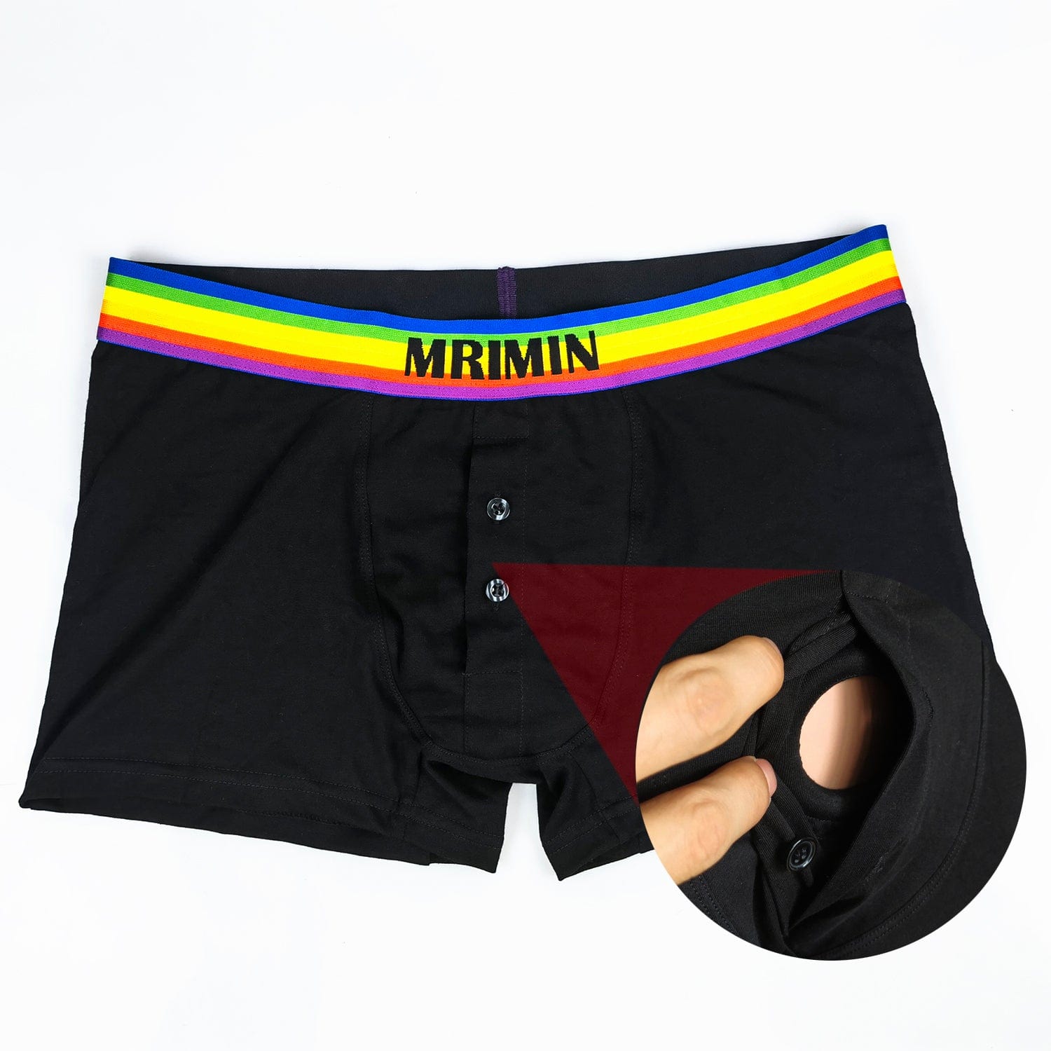 MRIMIN MRIMIN FTM Packer Wear Gear Sports Boxer Strap-On Harness Underwear For Lesbian Transgender——UD08