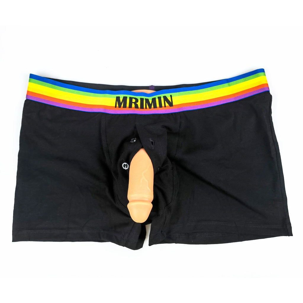 MRIMIN MRIMIN FTM Packer Wear Gear Sports Boxer Strap-On Harness Underwear For Lesbian Transgender——UD08