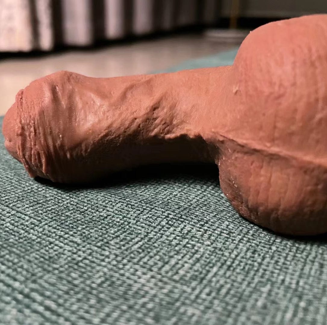 MRIMIN MRIMIN FTM Transgender Platinum Silicone Movable Testicles Packers STP Ultra-Lifelike Prosthetic-SUL08
