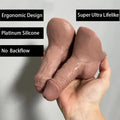MRIMIN MRIMIN FTM Transgender Platinum Silicone Movable Testicles Packers STP Ultra-Lifelike Prosthetic-SUL08
