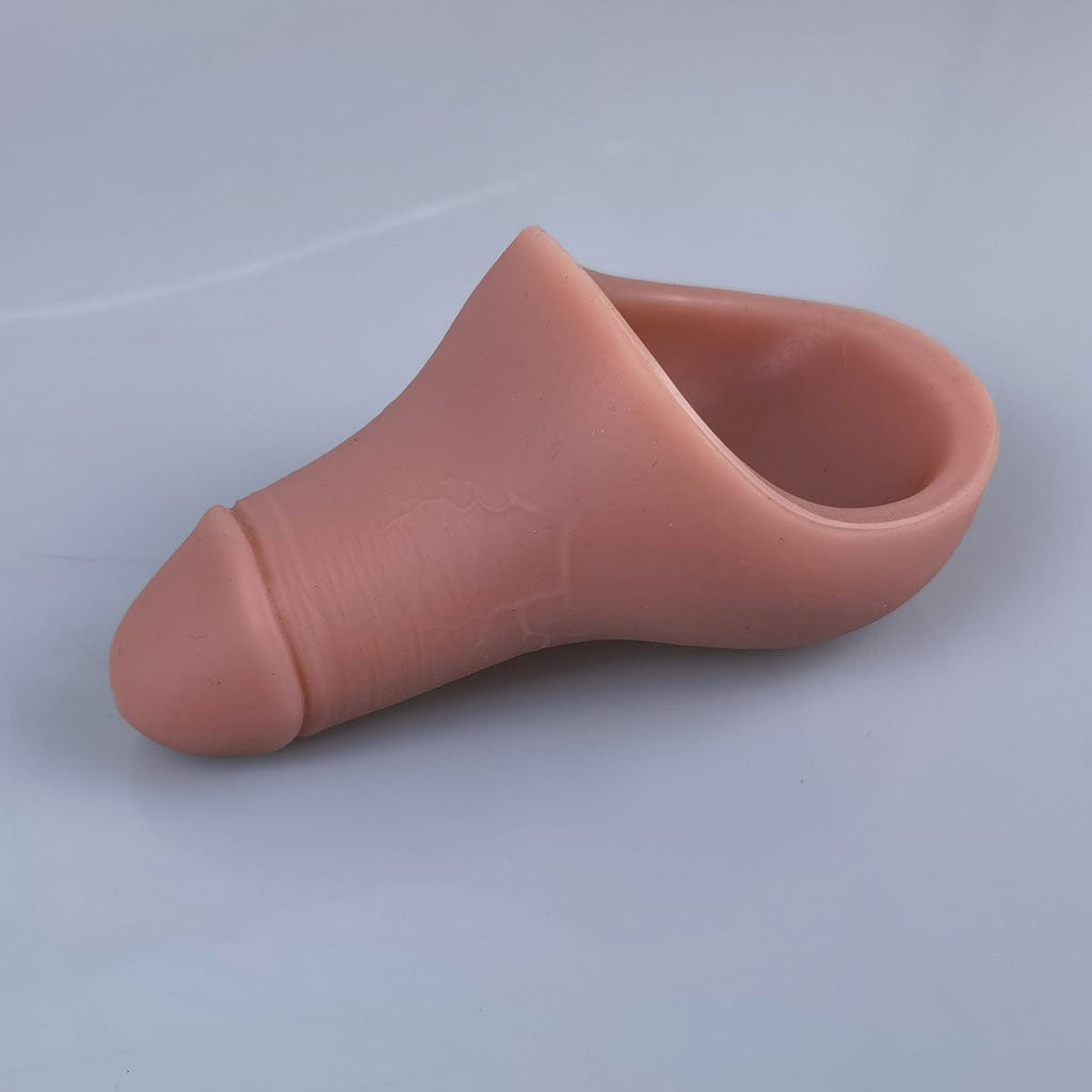 MRIMIN Nude MRIMIN FTM Transgender Prosthetic 2 in 1 Penis Packer STP Device for Transgender-Basic 3