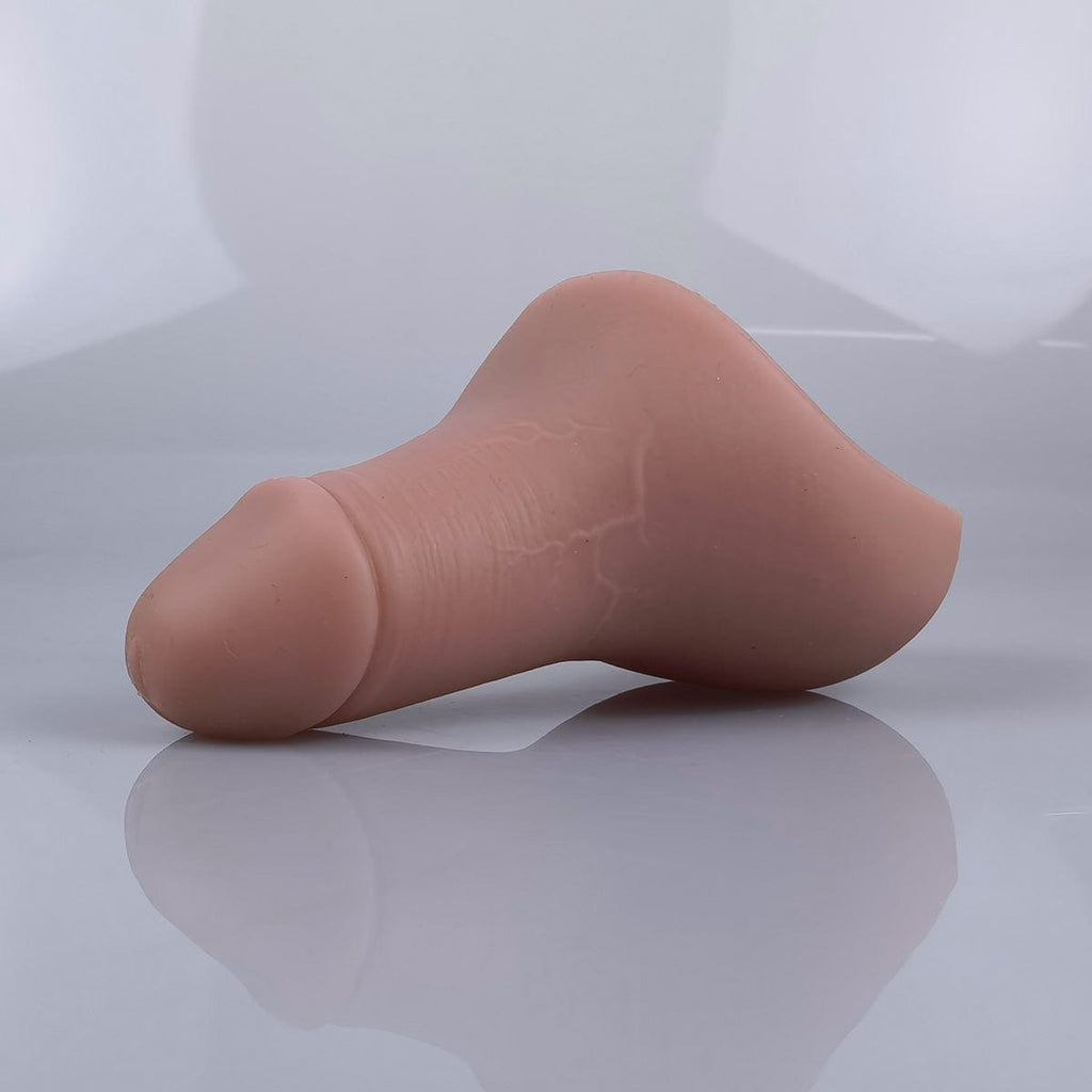 MRIMIN Nude MRIMIN FTM Transgender Prosthetic 2 in 1 Penis Packer STP Device for Transgender-Basic 3
