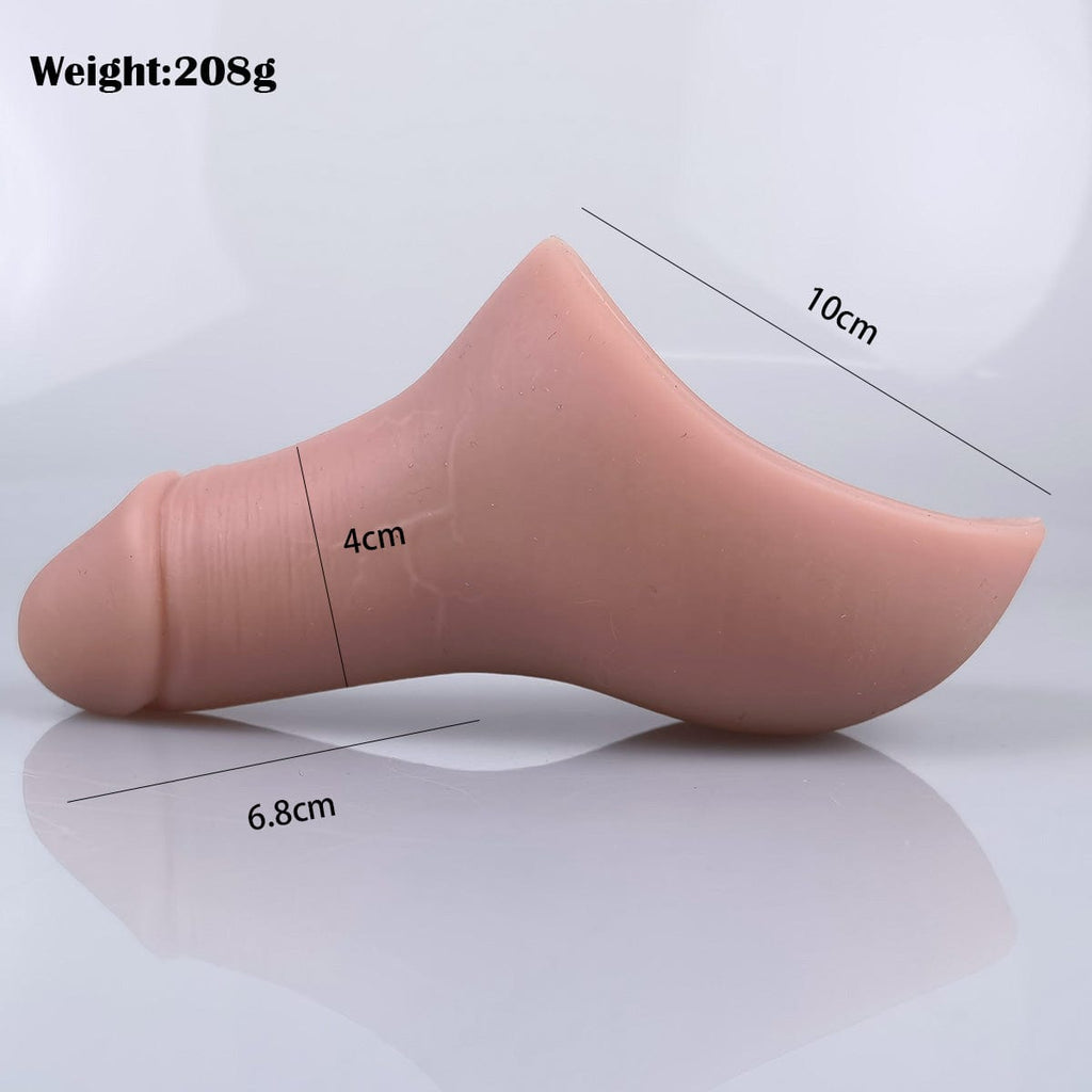 MRIMIN Nude MRIMIN FTM Transgender Prosthetic 2 in 1 Penis Packer STP Device for Transgender-Basic 3