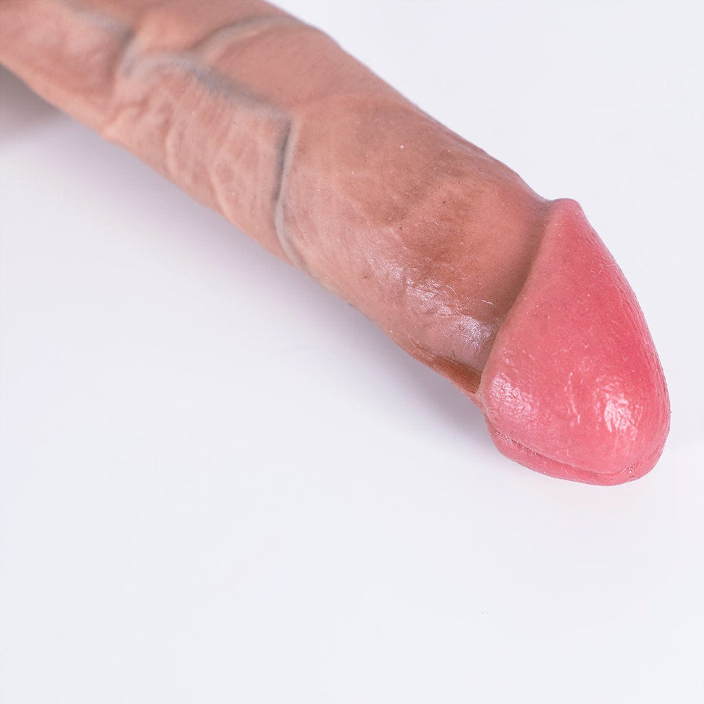 MRIMIN Packer And Play MRIMIN FTM Silicone Erect 6.8 Inch Penis Prosthesis Packer N Play Flexible for G Spot Strap On Dildo