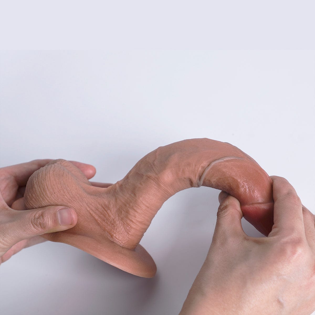 MRIMIN Packer And Play MRIMIN FTM Silicone Erect 6.8 Inch Penis Prosthesis Packer N Play Flexible for G Spot Strap On Dildo