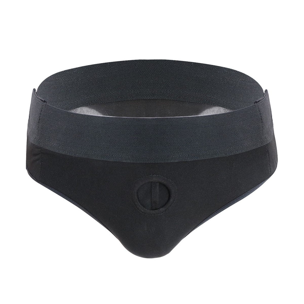 MRIMIN Packing Gear Black / Size adjustable（Waist:60-90cm） MRIMIN STP Strap-On Harness Velcro Briefs Underwear
