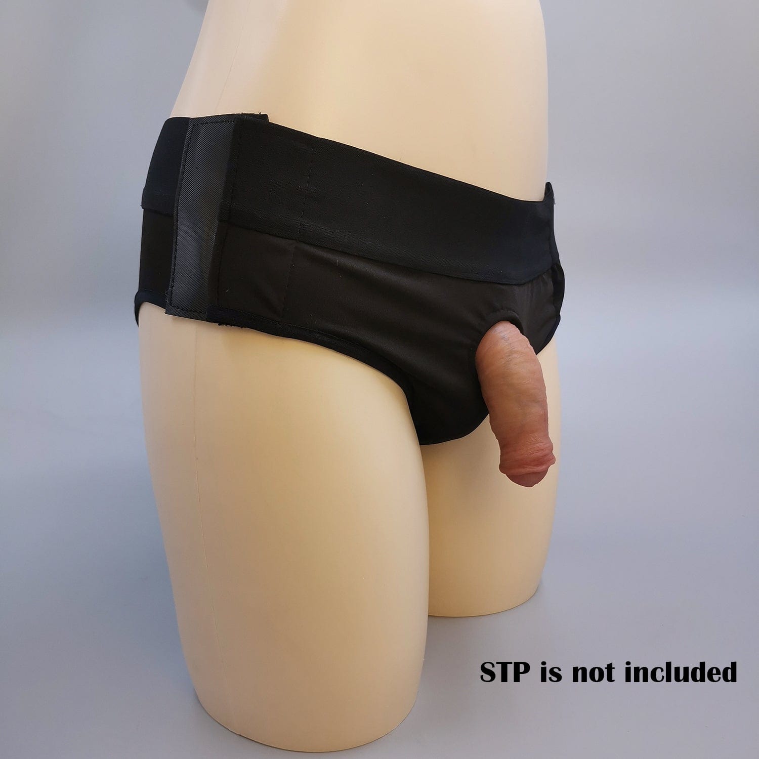 MRIMIN Packing Gear Black / Size adjustable（Waist:60-90cm） MRIMIN STP Strap-On Harness Velcro Briefs Underwear