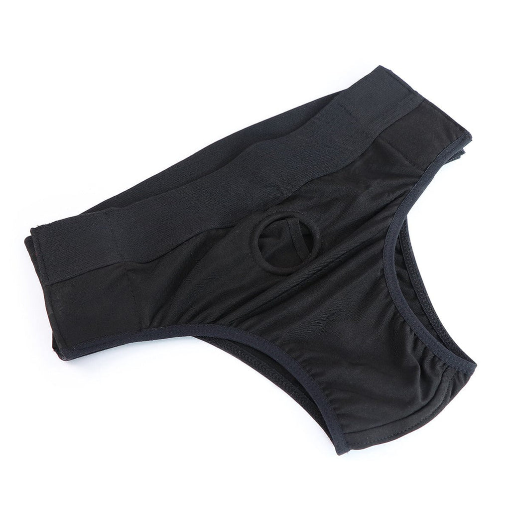 MRIMIN Packing Gear Black / Size adjustable（Waist:60-90cm） MRIMIN STP Strap-On Harness Velcro Briefs Underwear
