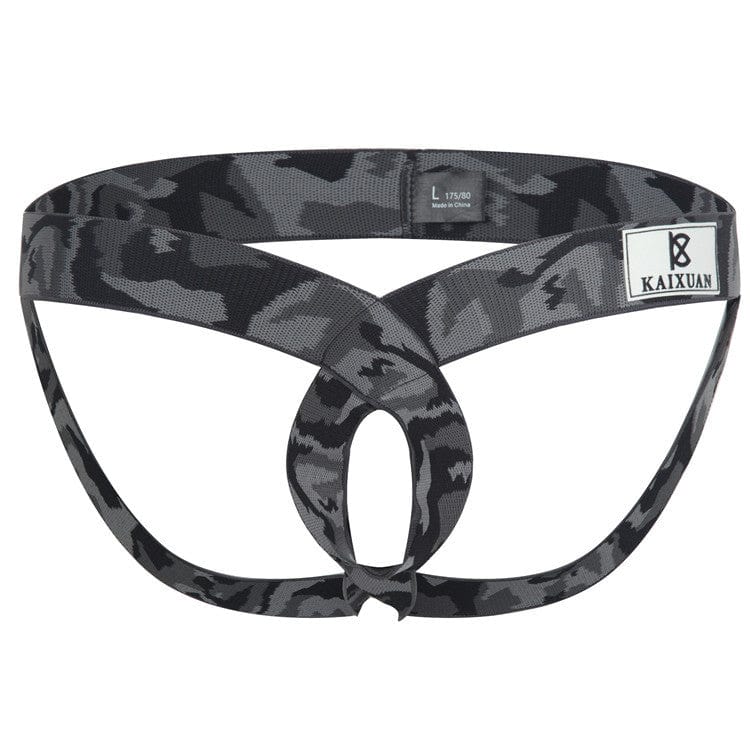 MRIMIN Packing Gear S / Camouflage+Grey MRIMIN FTM Jockstrap Wear Open Suspensory Stretch Cotton Strap Underwear Packer Harness-UD3