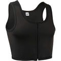 MRIMIN Shapewear Black / XS MRIMIN  FTM Women Tomboy Zip Up Elastic Chest Binder Breathable Bamboo Slim Fit Tank Top-MRB3