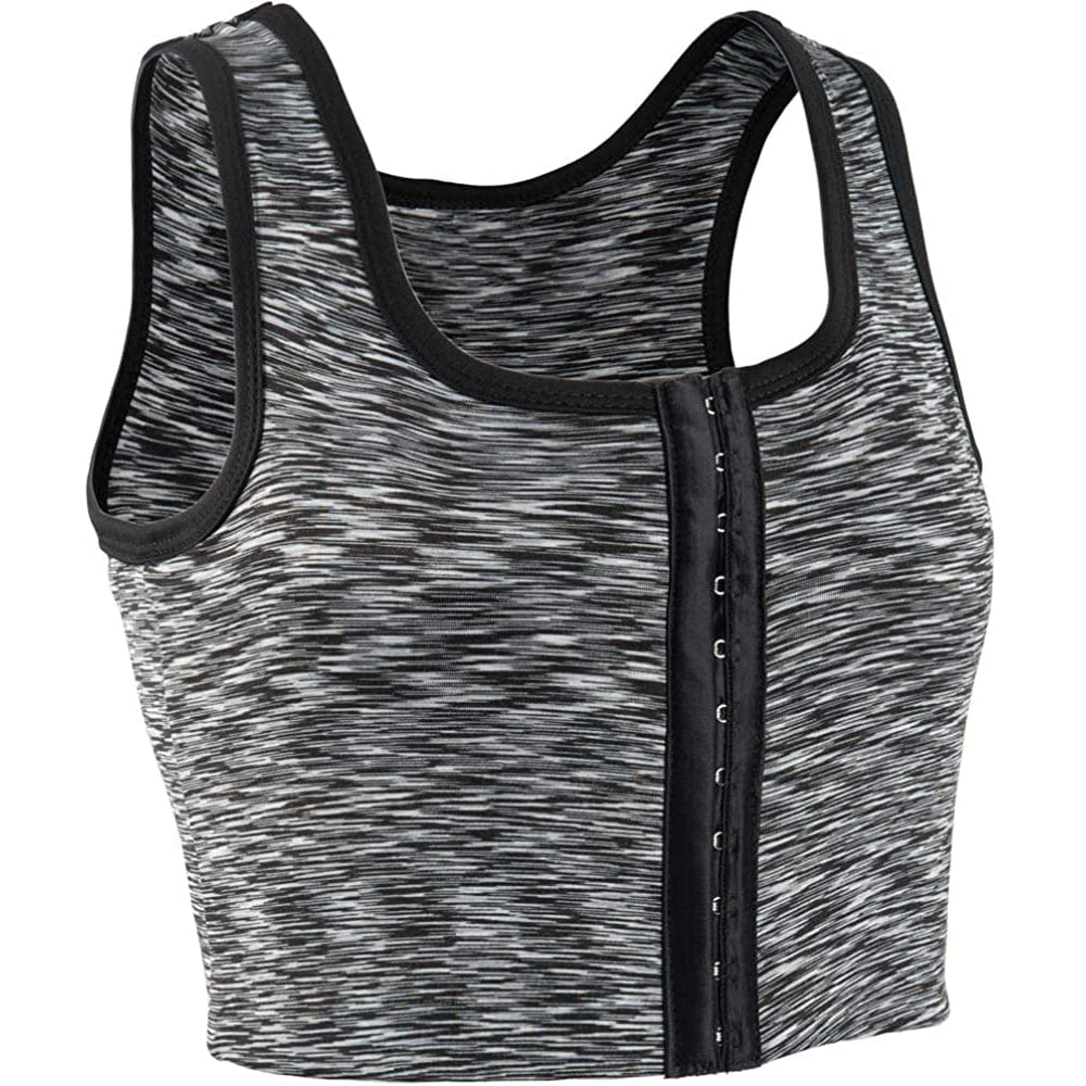 MRIMIN Shapewear Light Grey / S MRIMIN FTM 3 Rows Central Clasp Chest Binder Tank Top For Tomboy Transgender-MRB04
