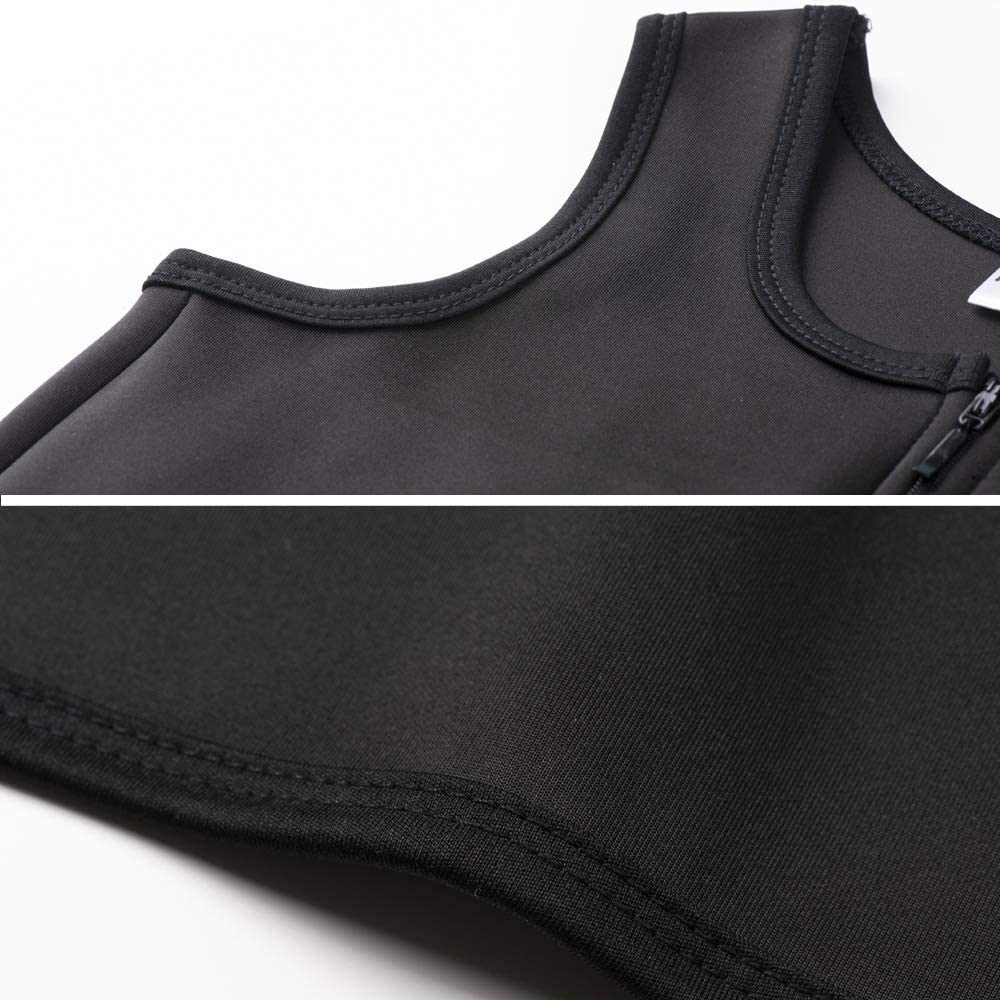 MRIMIN Shapewear MRIMIN  FTM Women Tomboy Zip Up Elastic Chest Binder Breathable Bamboo Slim Fit Tank Top-MRB3