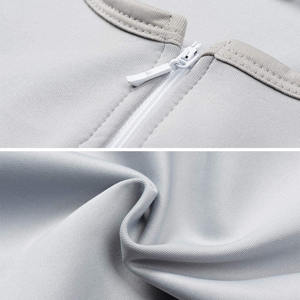 MRIMIN Shapewear MRIMIN  FTM Women Tomboy Zip Up Elastic Chest Binder Breathable Bamboo Slim Fit Tank Top-MRB3