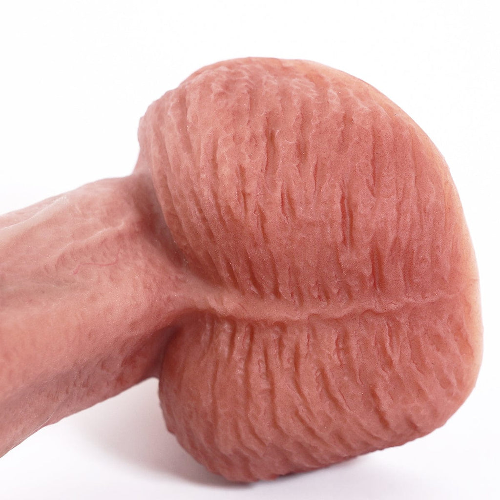 MRIMIN Transgender Supply Beige MRIMIN FTM Silicone Erect 6.8 Inch Penis Prosthesis Packer N Play Flexible for G Spot Strap On Dildo