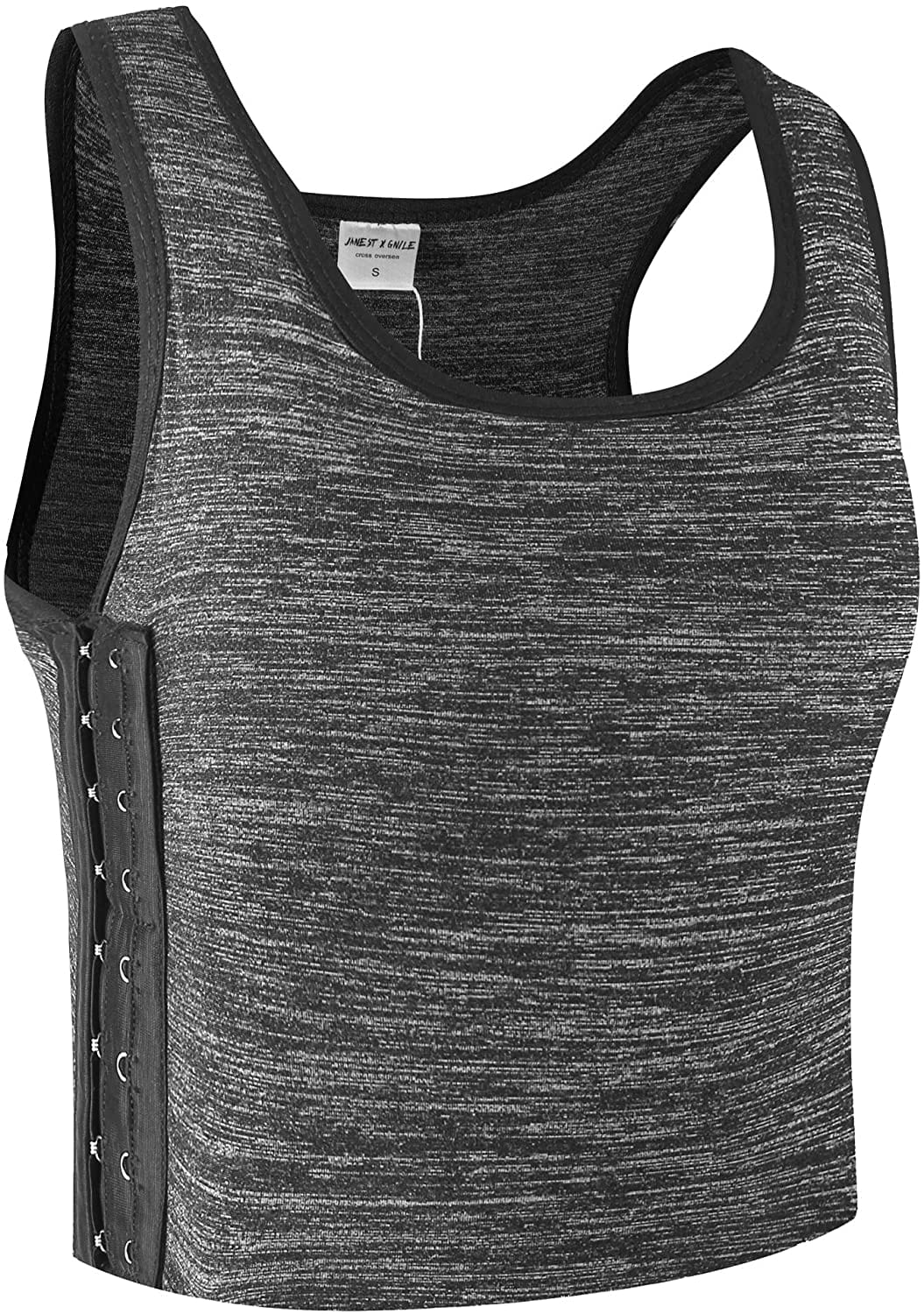 MRIMIN Transgender Supply Dark Grey / M MRIMIN FTM Women Tomboy Breathable Cotton Elastic Band Colors Chest Vest Binder Tank Top