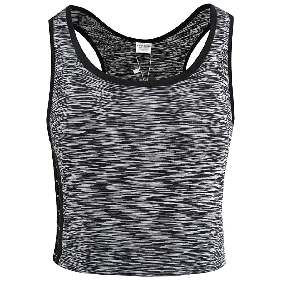 MRIMIN Transgender Supply Light Grey / M MRIMIN FTM Women Tomboy Breathable Cotton Elastic Band Colors Chest Vest Binder Tank Top