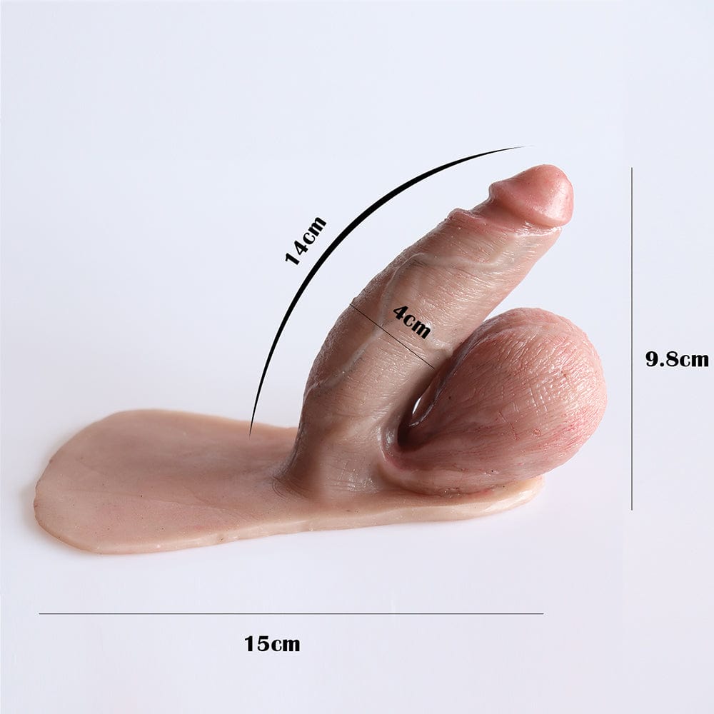 MRIMIN Transgender Supply MRIMIN FTM Transgender 2 in 1 Packer and Play Ultra-Lifelike Prosthetic Penis-UL06