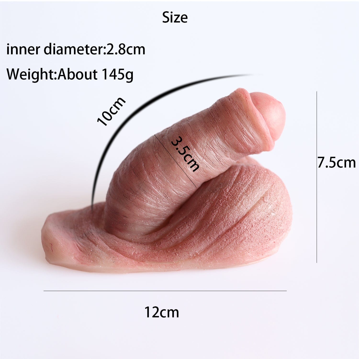 MRIMIN Transgender Supply MRIMIN FTM Transgender Packer STP Ultra-Lifelike Prosthetic Penis-UL05